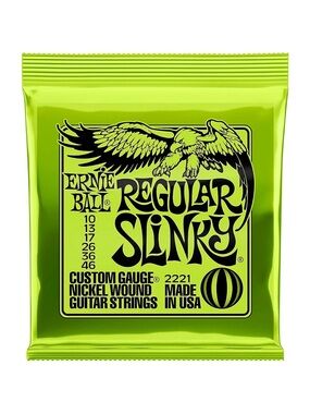 Ernie Ball Regular Slinky 2221 Nickel Wound Electric Guitar Strings Single Pack
